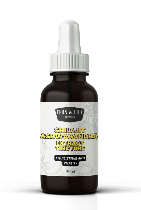 Shilajit & Ashwagandha Extract Tincture – Stress Relief, Energy & Vitality Support