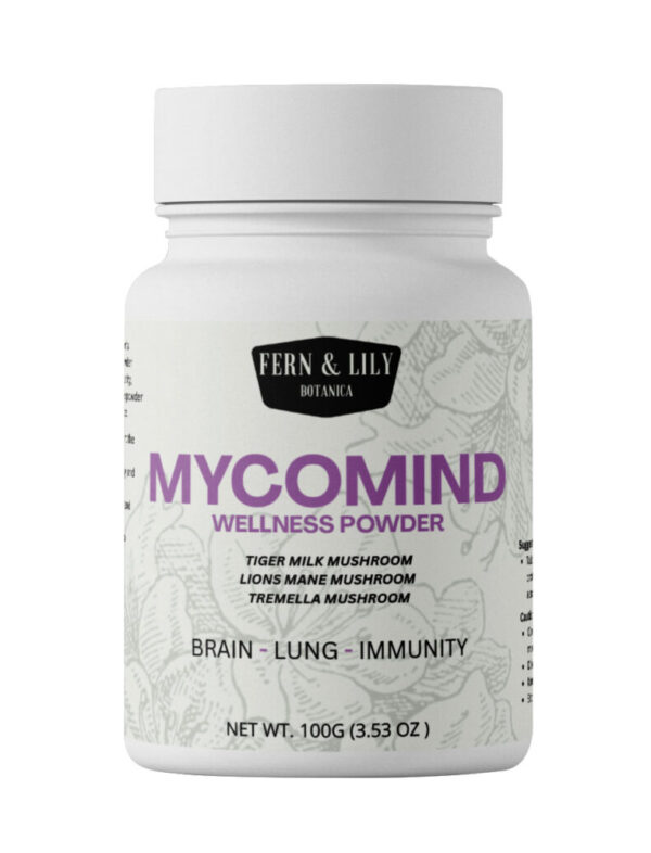 MycoMind – Mushroom Powder Blend with Tiger Milk, Lion’s Mane, Tremella & Inulin